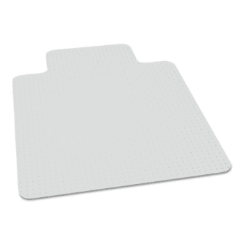 Image for Skilcraft Biobased Chair Mat Low/medium Pile Carpet, 45 X 53, 20 X 12 Lip, Clear from HD Supply