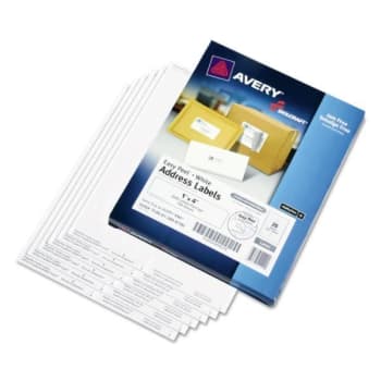 Image for Skilcraft Laser Labels, Laser Printers, 1 X 4, White, 20/sheet, 100 Sheets/box, Package Of 2,000 from HD Supply