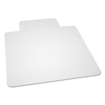 Image for Skilcraft Biobased Chair Mat For Hard Floors, 46 X 60, 25 X 12 Lip, Clear from HD Supply