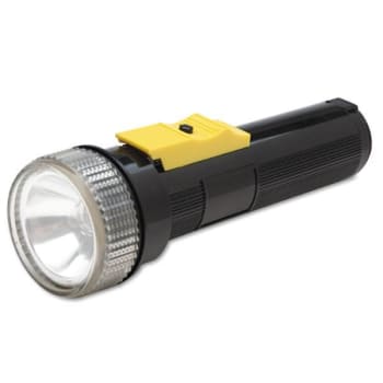 Image for SKILCRAFT Watertight Flashlight, 2 D Batteries Sold Separately, Black from HD Supply