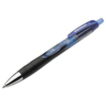 Image for Skilcraft Vista Secure Retractable Gel Pen, Blue Ink, Blue Barrel, Package Of 3 from HD Supply