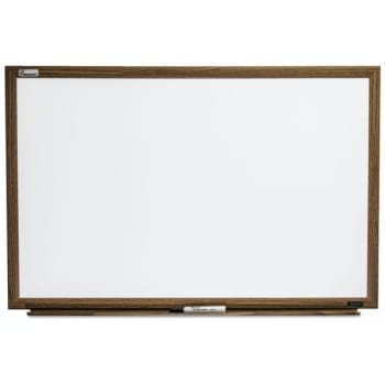Skilcraft Quartet Melamine Dry Erase White Board, 48 X 36