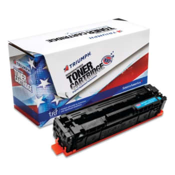 Image for SKILCRAFT Remanufactured Cf401a 201a Toner, 1,400 Page-Yield, Cyan from HD Supply