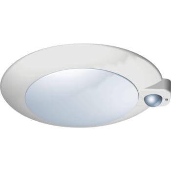 Liteco® 6" Round LED Closet Light w/ 15W, Motion Sensor Capable in White Detail