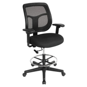 Image for Eurotech Apollo Black Drafting Stool from HD Supply