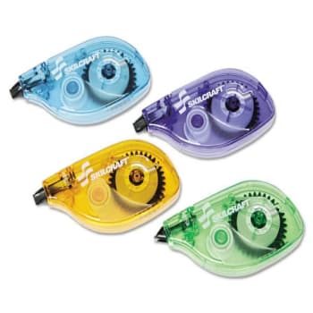 Image for Skilcraft Single Line Correction Tape, Nonrefillable, 1/6 X 10m, 4/pk from HD Supply