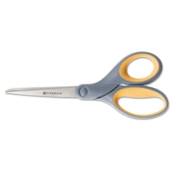 Image for Skilcraft Westcott Titanium Bonded Scissors, 7 Long, 3.25, Gray/Yellow Handle from HD Supply