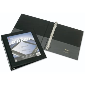 Image for SKILCRAFT Framed Slant-D Ring View Binder, 3 Rings, 1 Capacity, 11 X 8.5, Black from HD Supply