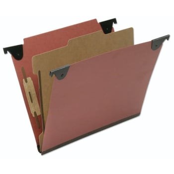 Image for Skilcraft 2 In. Folder Capacity Classification Folder (Red) (10-Pack) from HD Supply