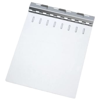 Image for Skilcraft Clipboard Binder, Aluminum, 1/2 Cap., Holds 8 1/2 X 11 Sheets from HD Supply