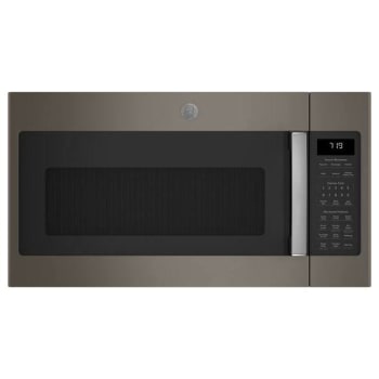 GE® 1.6 Cu. Ft. Over The Range Top Convertible Vent Microwave, Sensor Cooking,  Slate