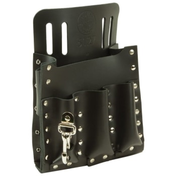 Image for Klein Tools® 6-Pocket Black Tool Pouch from HD Supply