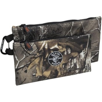 Image for Klein Tools® 1-Pocket Camouflage Camo Zipper Bags (2-Pack) from HD Supply
