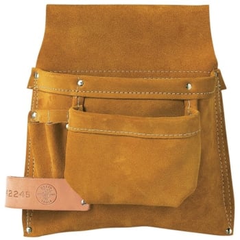 Image for Klein Tools® 4-Pocket Brown Right-Hand Nail And Tool Pouch from HD Supply