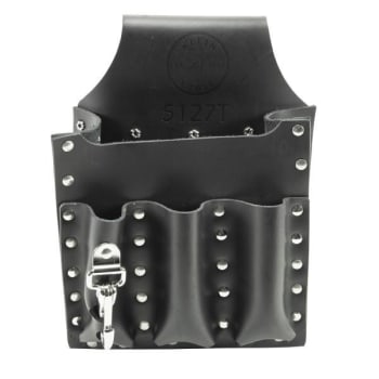 Image for Klein Tools® 6-Pocket Black Tunnel Loop Tool Pouch from HD Supply