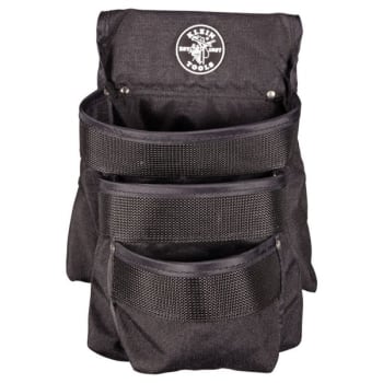 Image for Klein Tools® Powerline 3-Pocket Black Utility Pouch from HD Supply