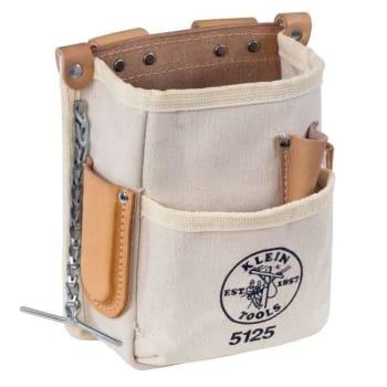 Image for Klein Tools® 5-Pocket Natural Canvas Tool Pouch from HD Supply