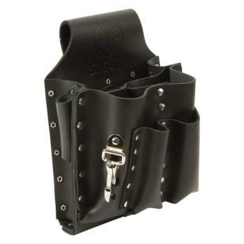 Image for Klein Tools® 8-Pocket Black Tool Pouch With Tunnel Loop from HD Supply