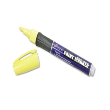 Image for Skilcraft Paint Marker, Medium Bullet Tip, Yellow, Package Of 6 from HD Supply