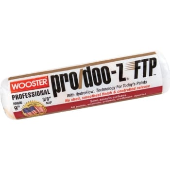 Image for Wooster Rr666 9" Pro/doo-Z Ftp 3/8" Nap Roller Cover from HD Supply