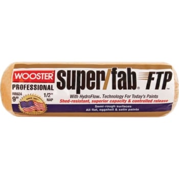 Image for Wooster Rr924 9" Super/fab Ftp 1/2" Nap Roller Cover from HD Supply