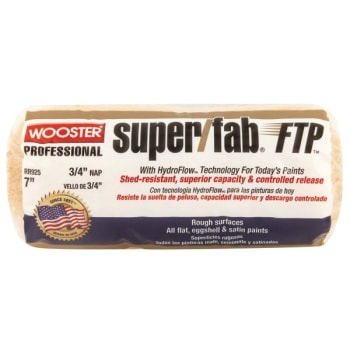 Image for Wooster Rr925 7" Super/Fab FTP 3/4" Nap Roller Cover from HD Supply
