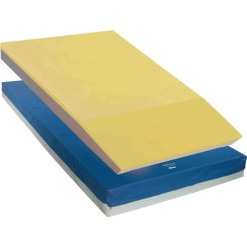 Image for Drive™ Gravity 9 Pressure Distribution Mattress, Foam, Tapered Heel, 36Wx80Lx6H from HD Supply
