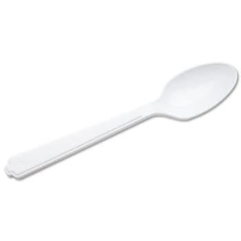 Image for Skilcraft Plastic Flatware, Type Iii, Teaspoon, White, Package Of 100 from HD Supply