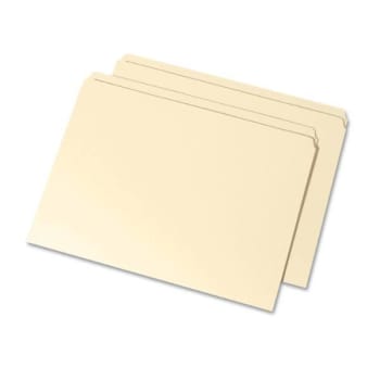 Image for Skilcraft Manila Interior Height Folders, Straight Tab, Letter Size, Pack Of 100 from HD Supply