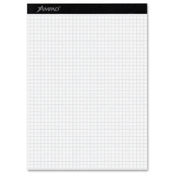 Image for Ampad™ White Quad-Ruled Double Sheet Writing Pads 8-1/2" x 11-3/4" from HD Supply