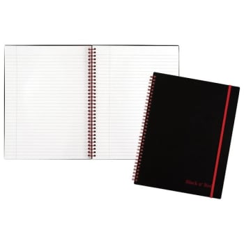 Image for Black N' Red™ 11 X 8-1/2 In. Twin Wire Notebook (White) from HD Supply