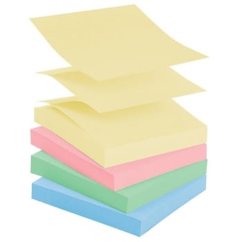 Image for Office Depot® Assorted Pastel Colors Pop-Up Notes 3" X 3", Package Of 12 from HD Supply
