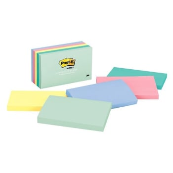 Image for Post-It® Marseille Assorted Colors Original Pads 3" x 5", Package Of 5 from HD Supply