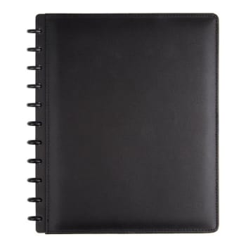 Image for TUL® Black Leather Custom Note-Taking System Disc-Bound Book 9-1/2" x 11-1/2" from HD Supply