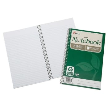 Image for SKILCRAFT® White College Ruled Wire-Bound 1-Subject Spiral Notebook, Pack Of 3 from HD Supply