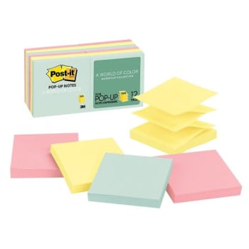 Image for Post-It® Marseille Assorted Colors Original Pop-Up Refill 3" x 3", Package Of 12 from HD Supply