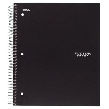 Image for Five Star® Assorted Colors Wide Ruled 5-Subject Spiral Notebook 8-1/2" x 11" from HD Supply