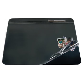 Image for Office Depot® Black/Clear Overlay Desk Pad 19" x 24" from HD Supply