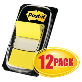 Image for Post-It® Yellow Flags 1" X 1-7/10", Box Of 12 from HD Supply