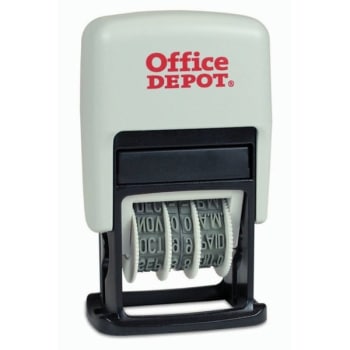 Image for Office Depot® Red/blue Self-Inking 3-In-1 Micro Dater from HD Supply