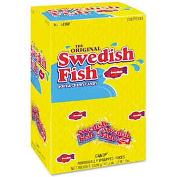Image for Swedish Fish® Grab-And-Go Candy Snacks In Reception Box Package Of 240 from HD Supply