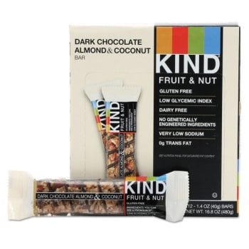 Image for KIND® Dark 1.4 Oz Chocolate Almond & Coconut Fruit And Nut Bar Package Of 12 from HD Supply