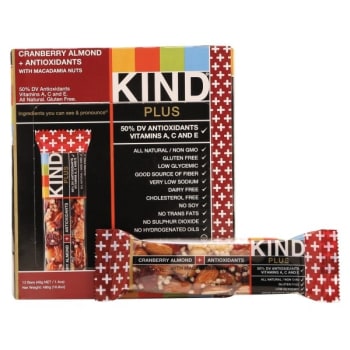 KIND® 1.4 Oz Cranberry Almond And Antioxidant Nutrition Boost Bar Package Of 12