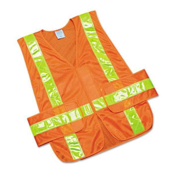 Image for Skilcraft Safety VestClass 2 Ansi 107 2010 Compliant, Orange, One Size from HD Supply