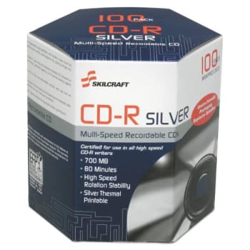 Image for Skilcraft Thermal Printable Cd-R, Package Of 100 from HD Supply