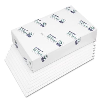 SKILCRAFT Xerographic Paper, 92 Bright, 3-Hole, 8.5 X 11, 500 Sheets/Ream (5,000-Pack)