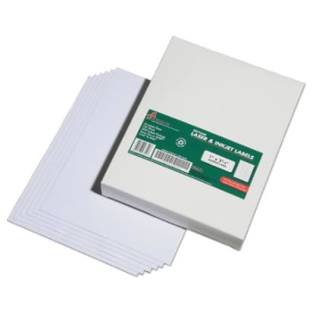 Skilcraft Recycled Laser & Inkjet Labels, Printers, White, 30/Sheet, 250 Sheets
