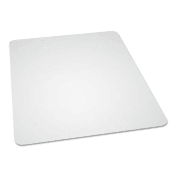 Skilcraft Biobased Chair Mat For Hard Floors, 60 X 60, No Lip, Clear
