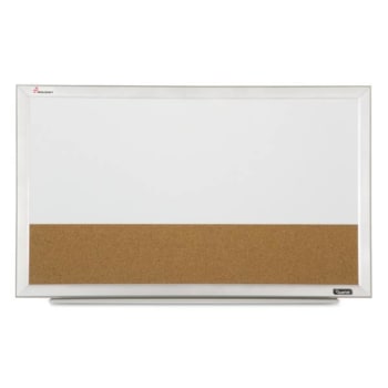 Image for Skilcraft Quartet Cubicle Combination Boards, 18 X 30, White Frame from HD Supply
