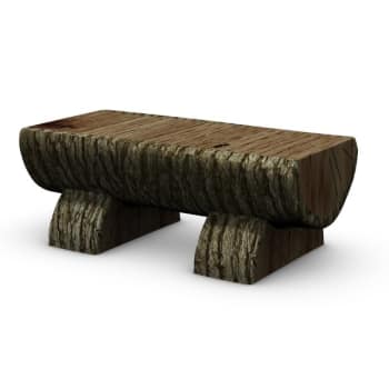 Image for Nature Rocks® By Ultraplay® Log Bench, Gfrc Construction, 4' X 2' from HD Supply